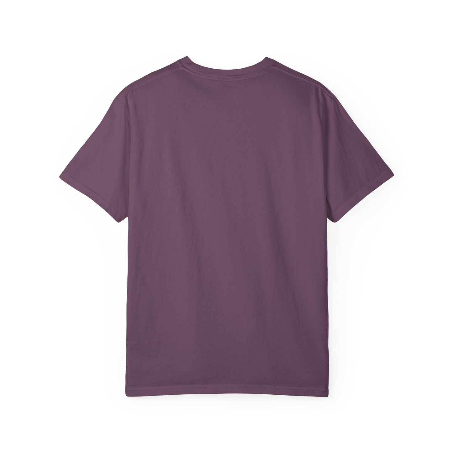 Stylish Unisex Garment-Dyed T-Shirt with Feather Design