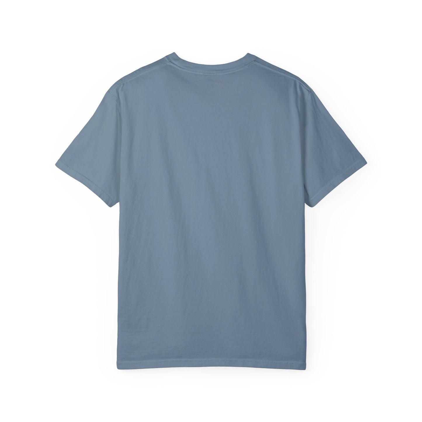 Stylish Unisex Garment-Dyed T-Shirt with Feather Design