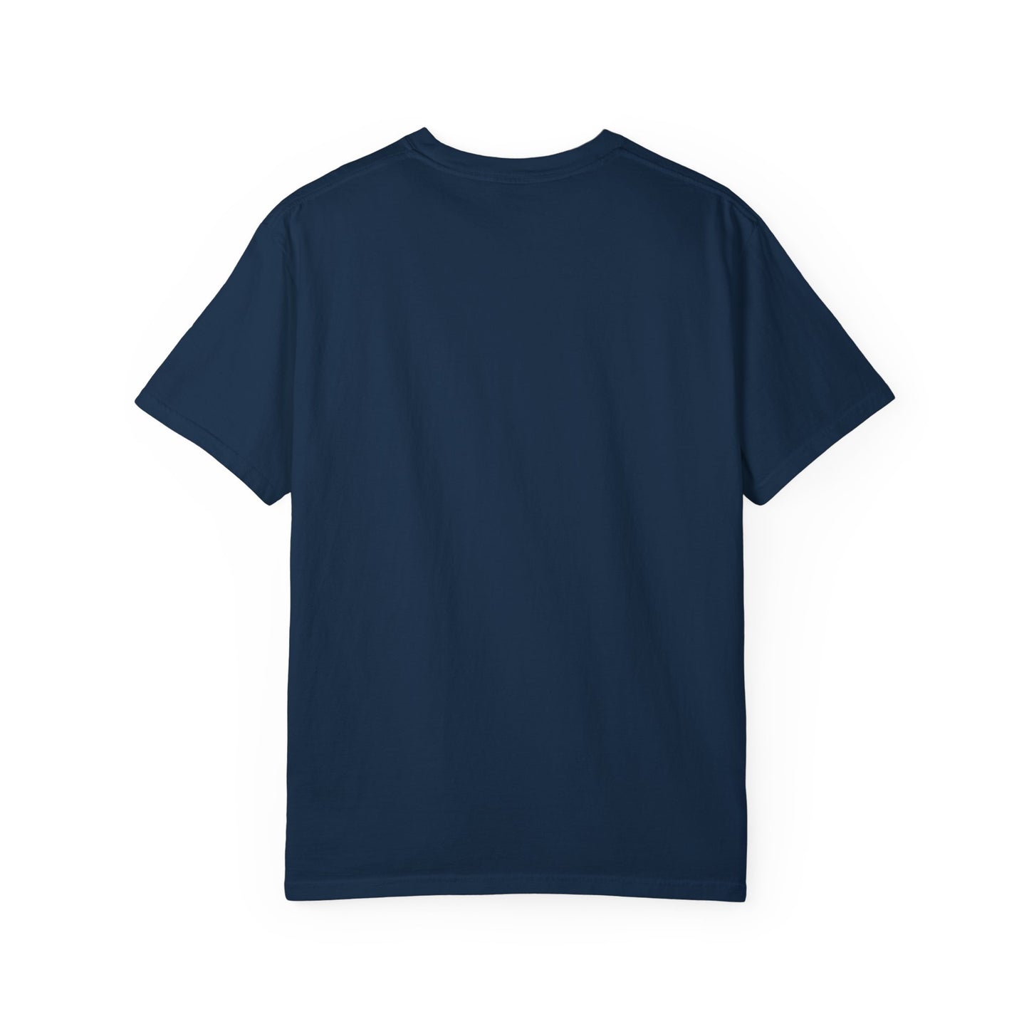 Stylish Unisex Garment-Dyed T-Shirt with Feather Design