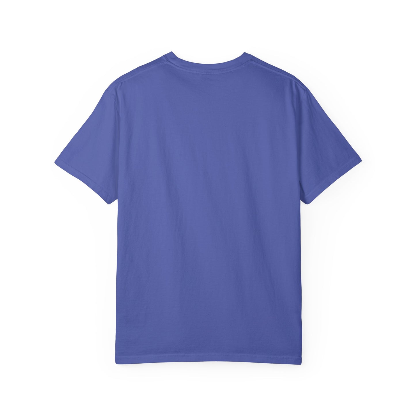 Stylish Unisex Garment-Dyed T-Shirt with Feather Design