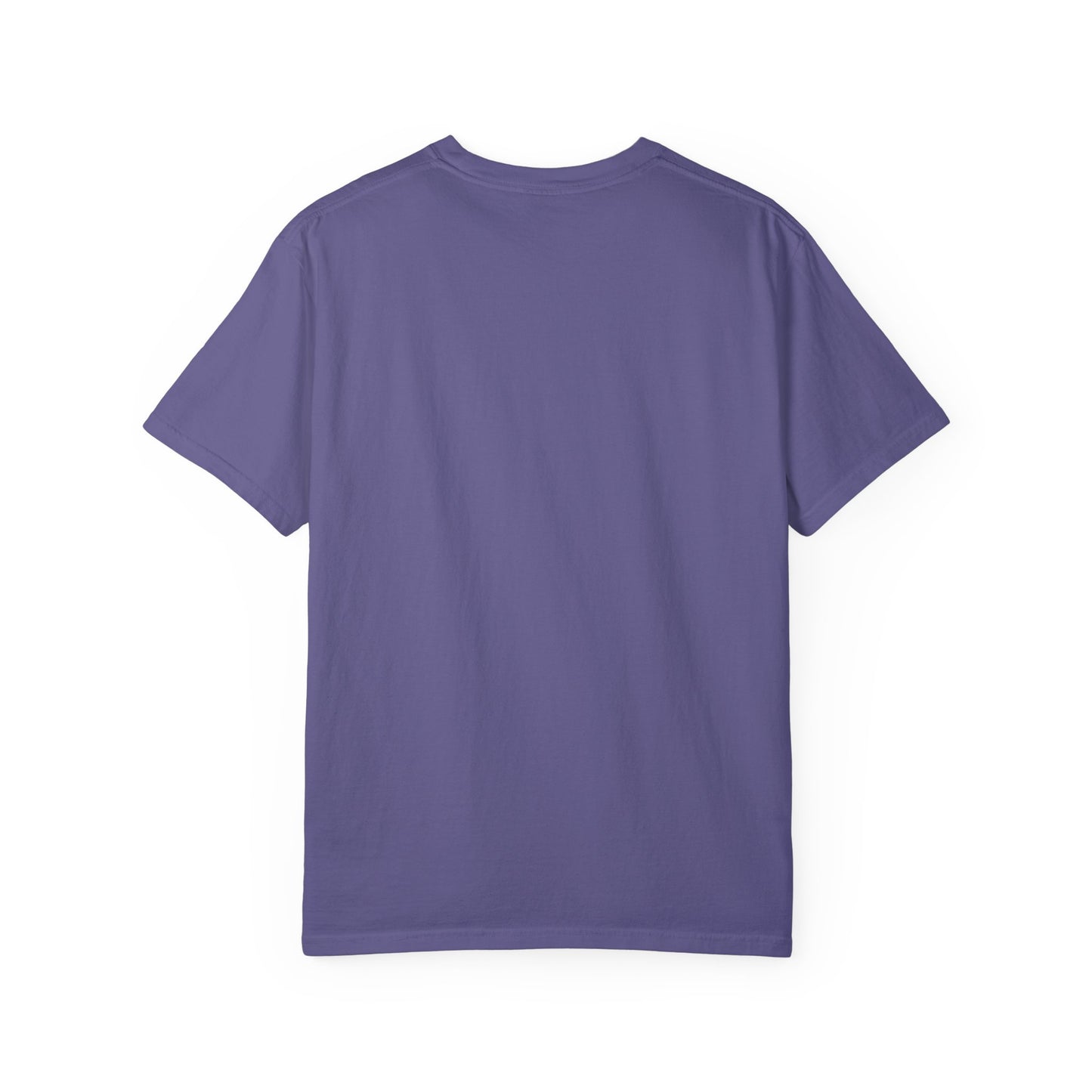 Stylish Unisex Garment-Dyed T-Shirt with Feather Design