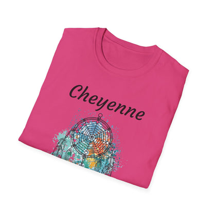 Cheyenne Dreamcatcher Unisex Softstyle T-Shirt - Bohemian Spirit Wear