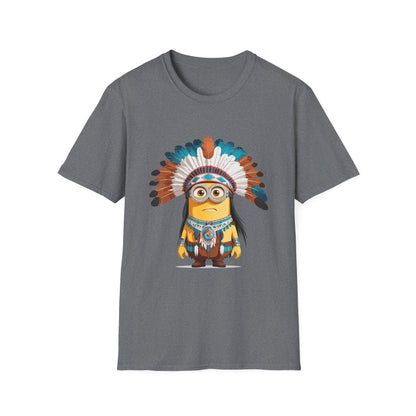Native American-Inspired Minion Unisex Softstyle T-Shirt