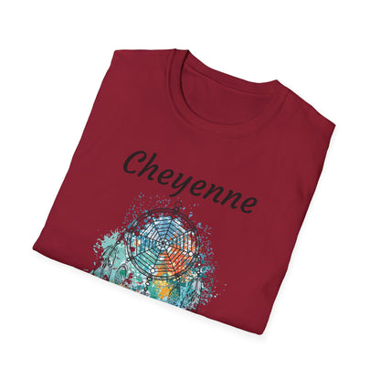 Cheyenne Dreamcatcher Unisex Softstyle T-Shirt - Bohemian Spirit Wear