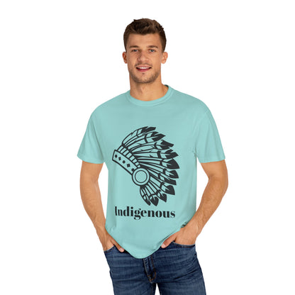Indigenous Design Unisex Garment-Dyed T-Shirt - Celebrate Heritage and Culture