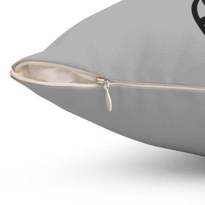 Feathered Accent Pillow - Gray Decor