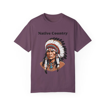 Native Country Unisex Garment-Dyed T-Shirt | Casual Comfort for Everyday Wear
