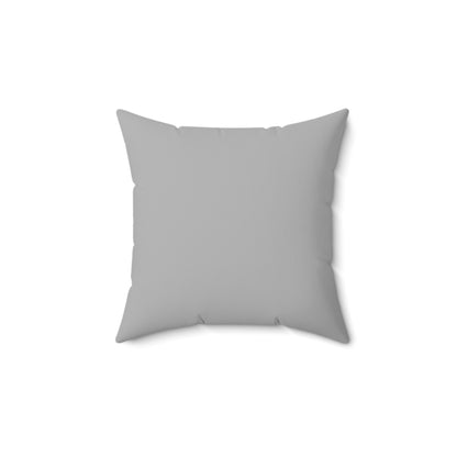 Feathered Accent Pillow - Gray Decor