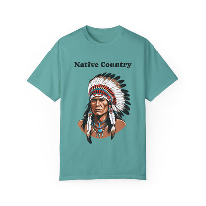 Native Country Unisex Garment-Dyed T-Shirt | Casual Comfort for Everyday Wear