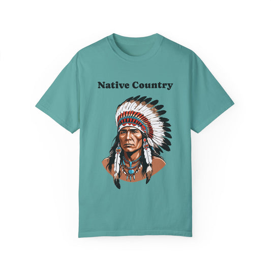 Native Country Unisex Garment-Dyed T-Shirt | Casual Comfort for Everyday Wear
