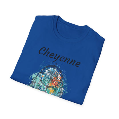 Cheyenne Dreamcatcher Unisex Softstyle T-Shirt - Bohemian Spirit Wear