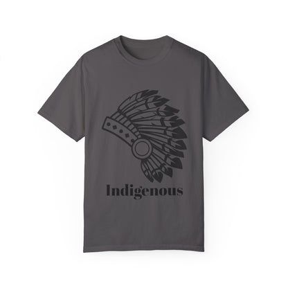 Indigenous Design Unisex Garment-Dyed T-Shirt - Celebrate Heritage and Culture