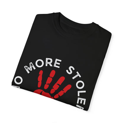 Unisex Garment-Dyed T-Shirt - No More Stolen Sisters