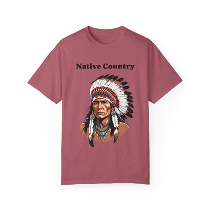Native Country Unisex Garment-Dyed T-Shirt | Casual Comfort for Everyday Wear