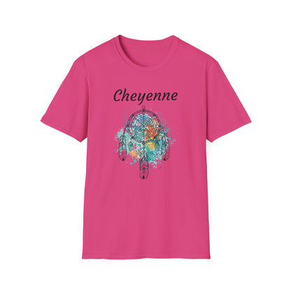 Cheyenne Dreamcatcher Unisex Softstyle T-Shirt - Bohemian Spirit Wear