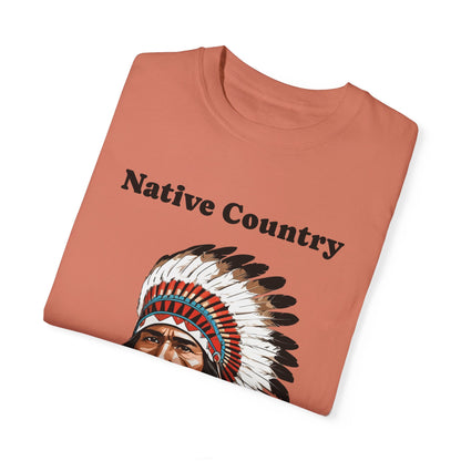 Native Country Unisex Garment-Dyed T-Shirt | Casual Comfort for Everyday Wear