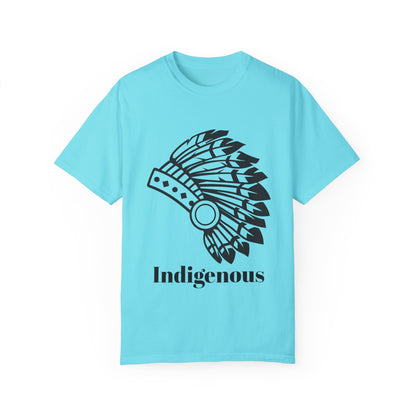 Indigenous Design Unisex Garment-Dyed T-Shirt - Celebrate Heritage and Culture