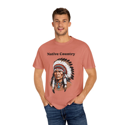 Native Country Unisex Garment-Dyed T-Shirt | Casual Comfort for Everyday Wear