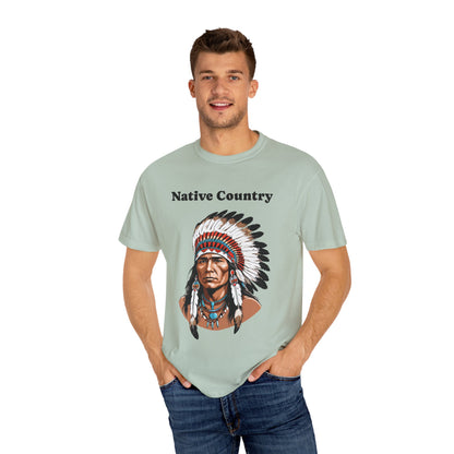 Native Country Unisex Garment-Dyed T-Shirt | Casual Comfort for Everyday Wear