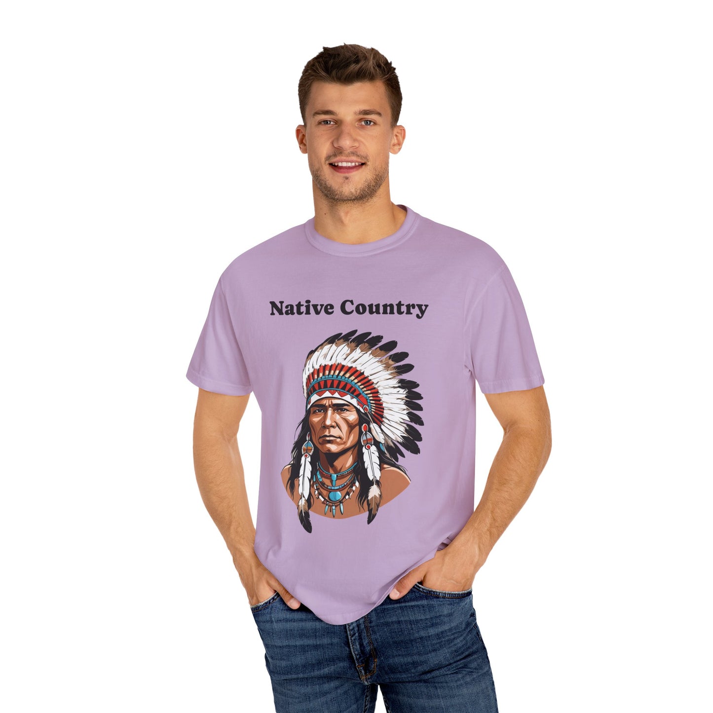 Native Country Unisex Garment-Dyed T-Shirt | Casual Comfort for Everyday Wear