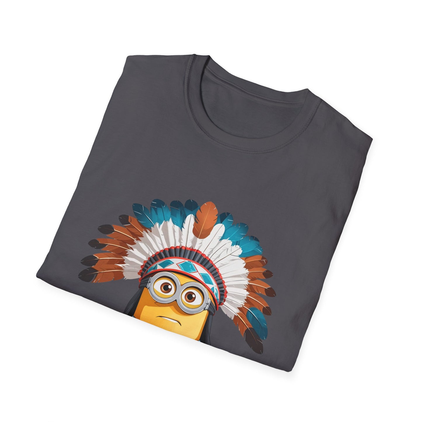 Native American-Inspired Minion Unisex Softstyle T-Shirt