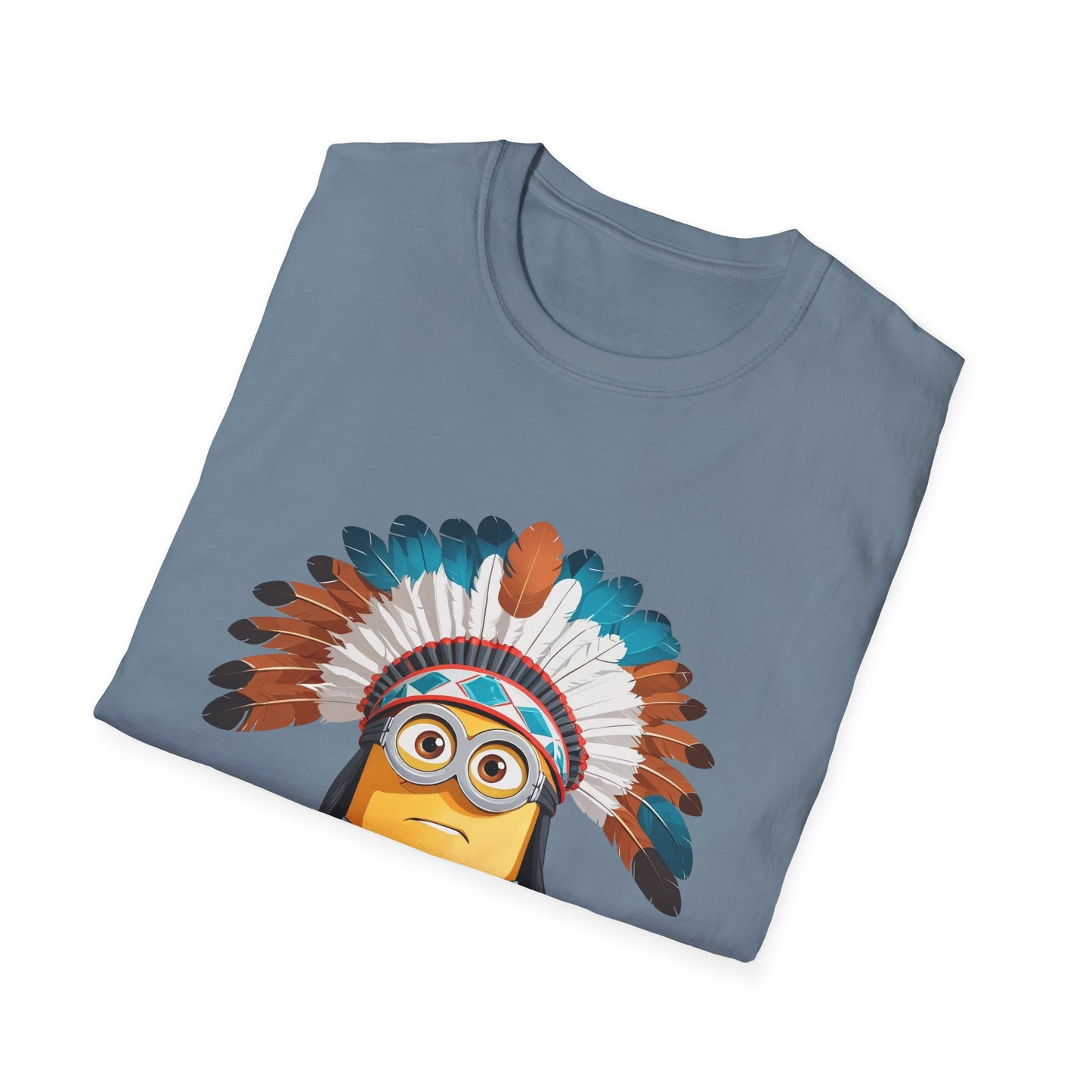 Native American-Inspired Minion Unisex Softstyle T-Shirt