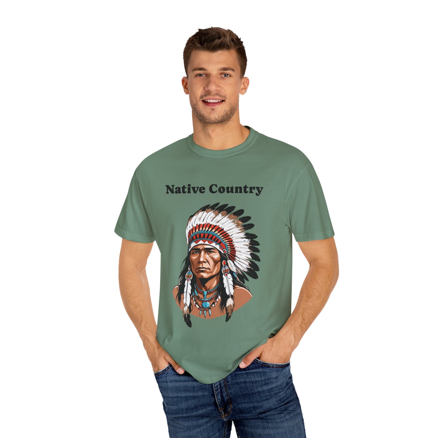 Native Country Unisex Garment-Dyed T-Shirt | Casual Comfort for Everyday Wear