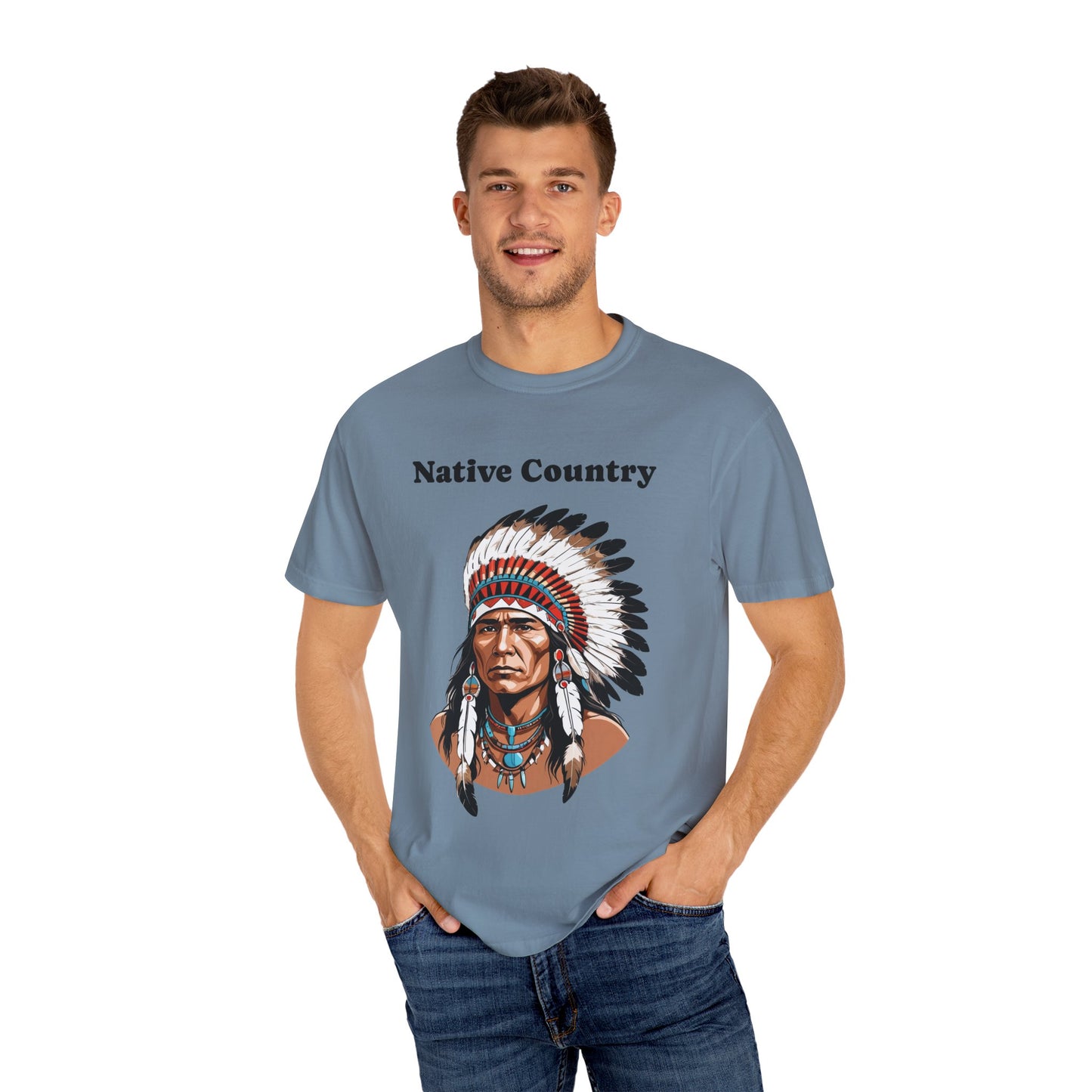 Native Country Unisex Garment-Dyed T-Shirt | Casual Comfort for Everyday Wear