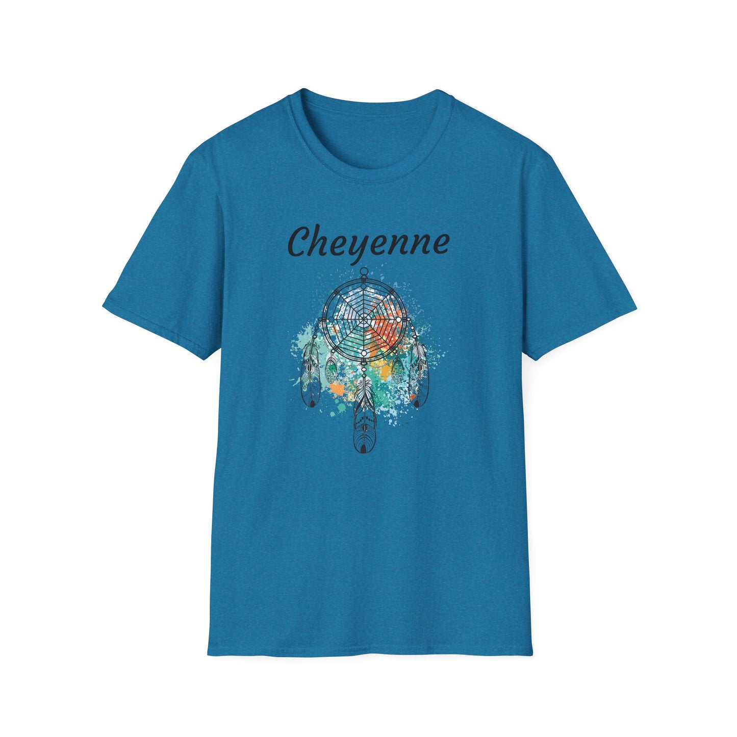 Cheyenne Dreamcatcher Unisex Softstyle T-Shirt - Bohemian Spirit Wear