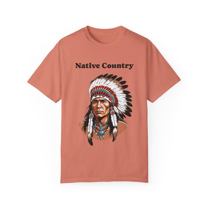 Native Country Unisex Garment-Dyed T-Shirt | Casual Comfort for Everyday Wear
