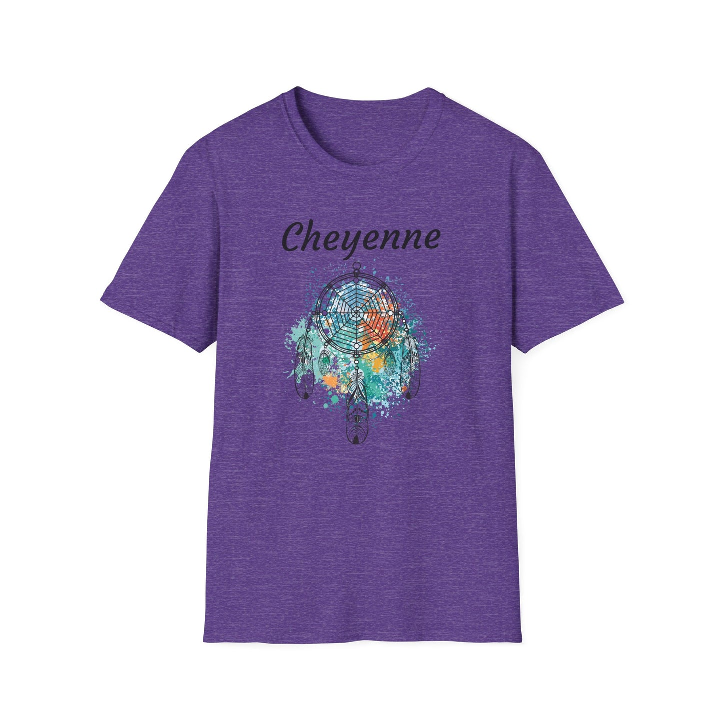 Cheyenne Dreamcatcher Unisex Softstyle T-Shirt - Bohemian Spirit Wear