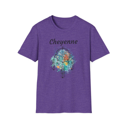 Cheyenne Dreamcatcher Unisex Softstyle T-Shirt - Bohemian Spirit Wear