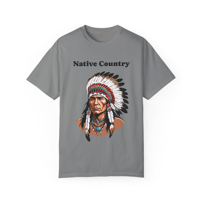 Native Country Unisex Garment-Dyed T-Shirt | Casual Comfort for Everyday Wear