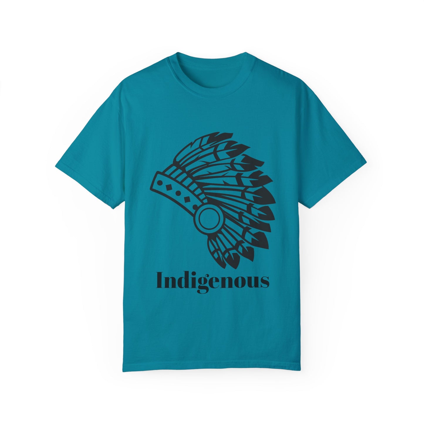 Indigenous Design Unisex Garment-Dyed T-Shirt - Celebrate Heritage and Culture