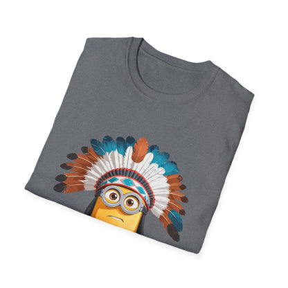 Native American-Inspired Minion Unisex Softstyle T-Shirt