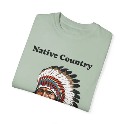 Native Country Unisex Garment-Dyed T-Shirt | Casual Comfort for Everyday Wear