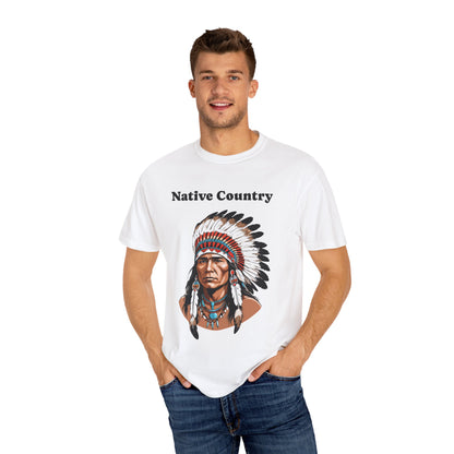 Native Country Unisex Garment-Dyed T-Shirt | Casual Comfort for Everyday Wear