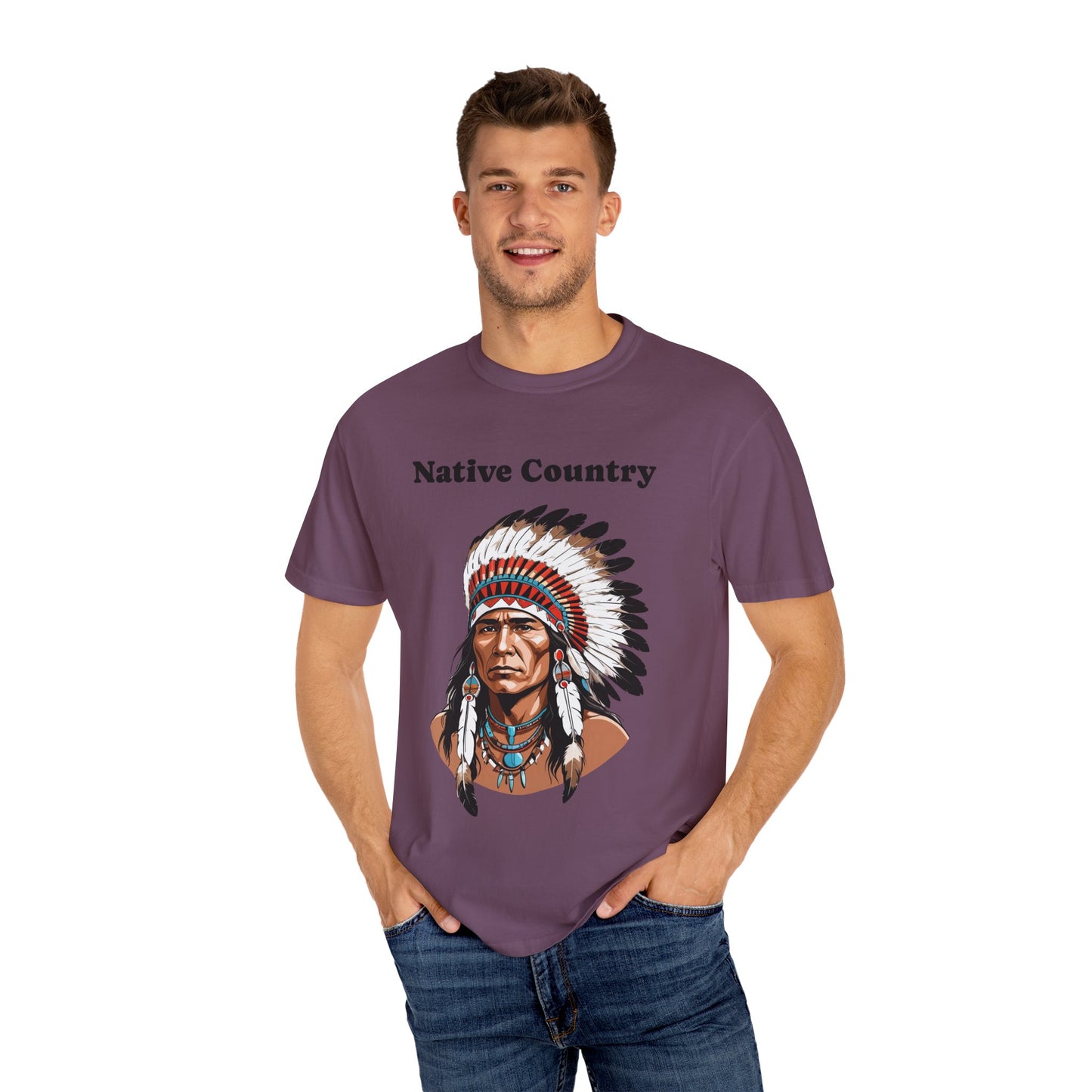 Native Country Unisex Garment-Dyed T-Shirt | Casual Comfort for Everyday Wear