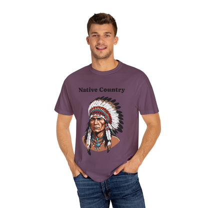 Native Country Unisex Garment-Dyed T-Shirt | Casual Comfort for Everyday Wear