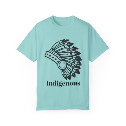 Indigenous Design Unisex Garment-Dyed T-Shirt - Celebrate Heritage and Culture