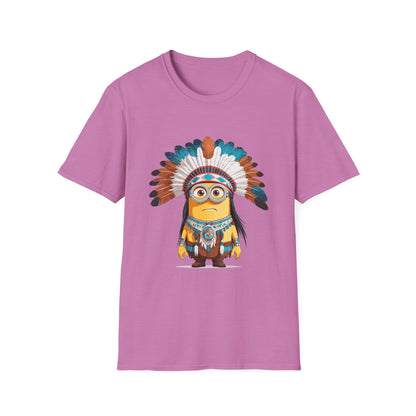 Native American-Inspired Minion Unisex Softstyle T-Shirt