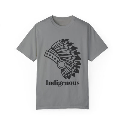 Indigenous Design Unisex Garment-Dyed T-Shirt - Celebrate Heritage and Culture