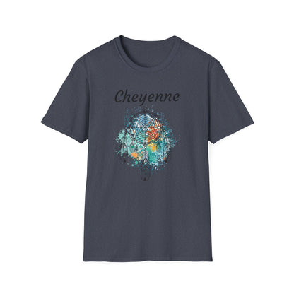 Cheyenne Dreamcatcher Unisex Softstyle T-Shirt - Bohemian Spirit Wear