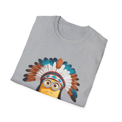 Native American-Inspired Minion Unisex Softstyle T-Shirt