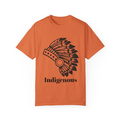 Indigenous Design Unisex Garment-Dyed T-Shirt - Celebrate Heritage and Culture