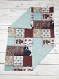Baby Buffalos Print Western Blanket