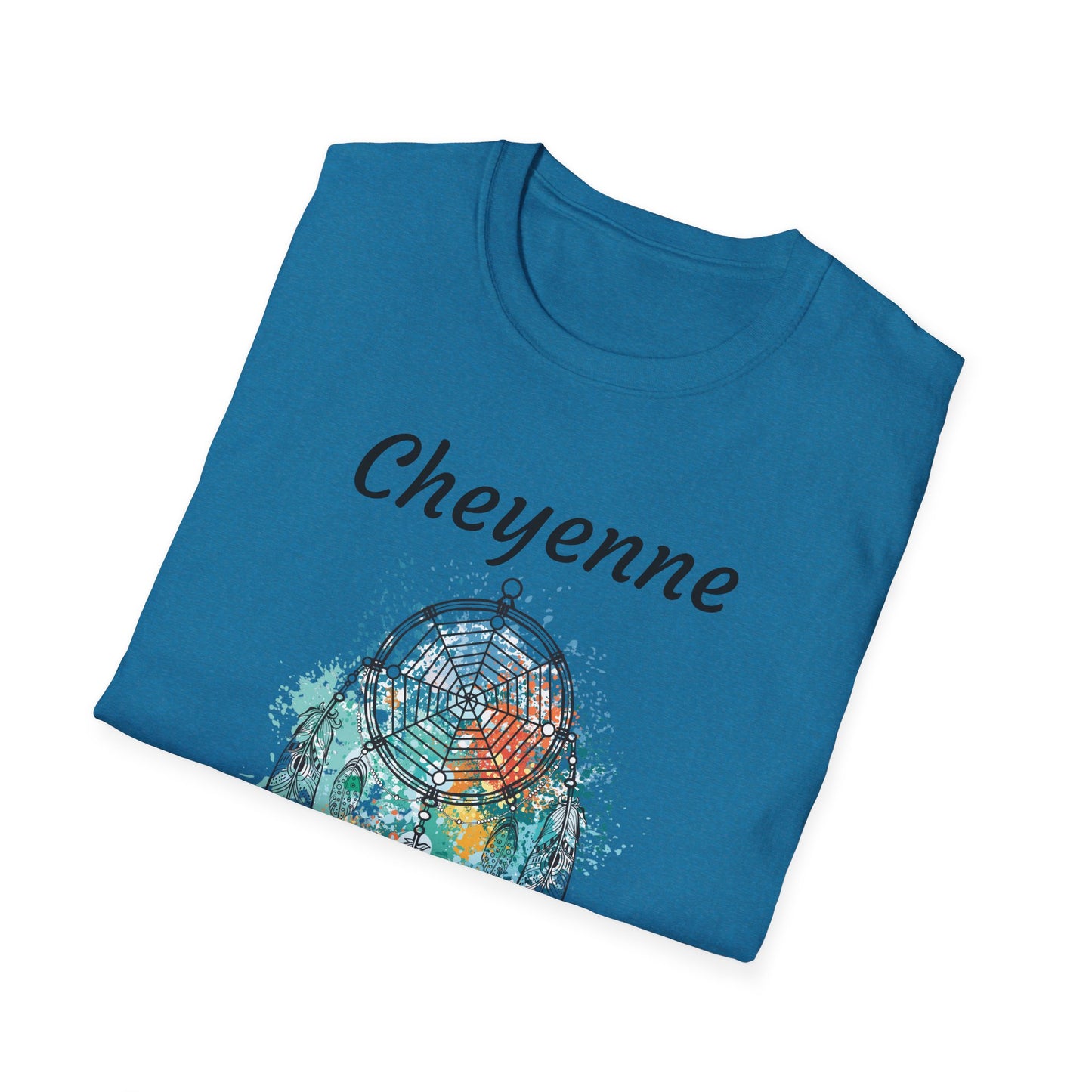 Cheyenne Dreamcatcher Unisex Softstyle T-Shirt - Bohemian Spirit Wear