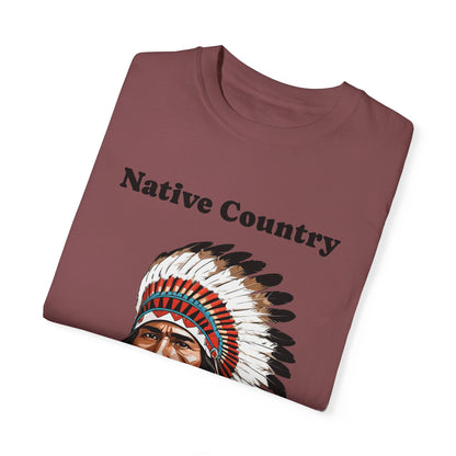 Native Country Unisex Garment-Dyed T-Shirt | Casual Comfort for Everyday Wear