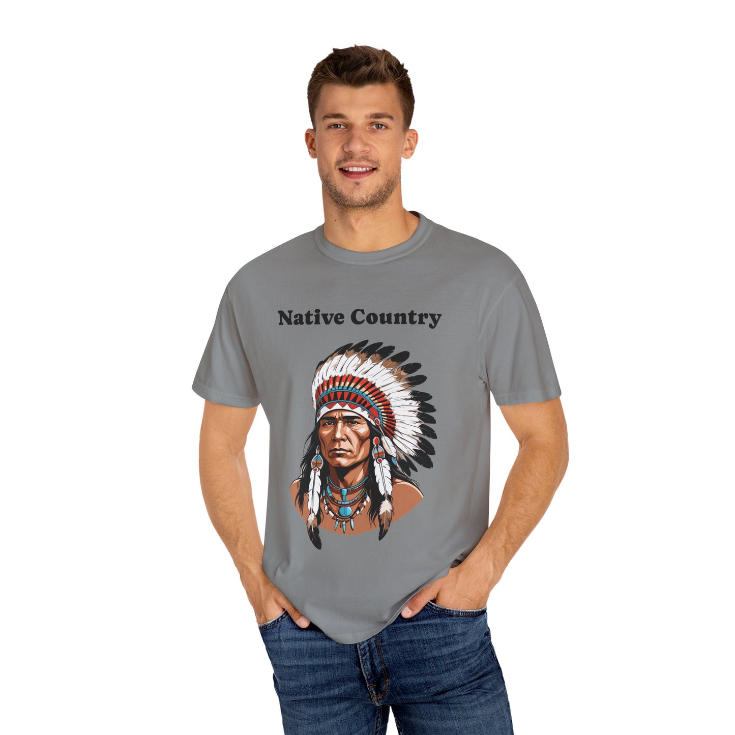 Native Country Unisex Garment-Dyed T-Shirt | Casual Comfort for Everyday Wear