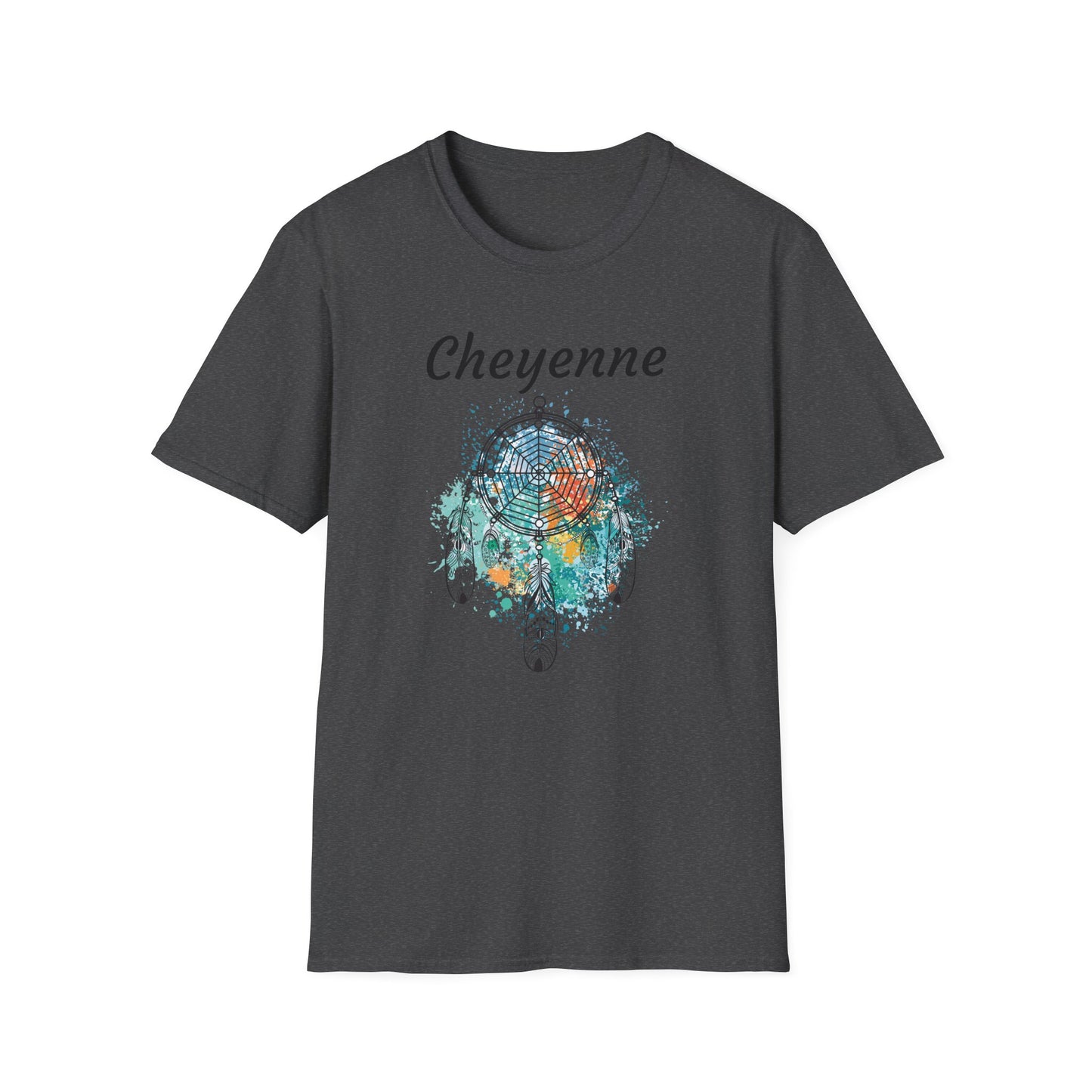 Cheyenne Dreamcatcher Unisex Softstyle T-Shirt - Bohemian Spirit Wear